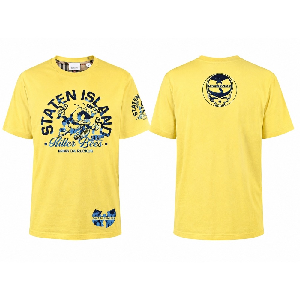 Wu-Tang Clan Staten Island Killer‎ Bees T-Shirt Yellow Mens XL Bring Da Ruckus